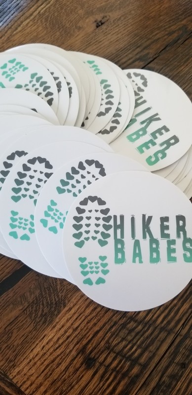 Hikerbabes logo Sticker/Car sticker Hikerbabes logo Sticker/Car sticker