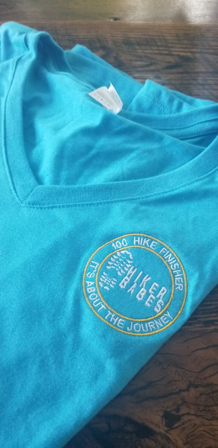 100 Hike Finisher Embroidered TEE