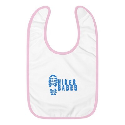 Hikerbabes Embroidered Baby Bib