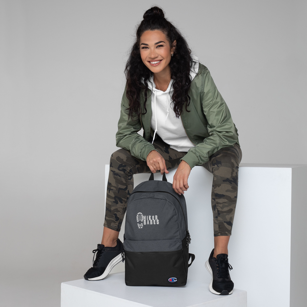 Hikerbabes Embroidered Champion Backpack