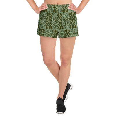 Hikerbabes Green Women's Athletic Short Shorts