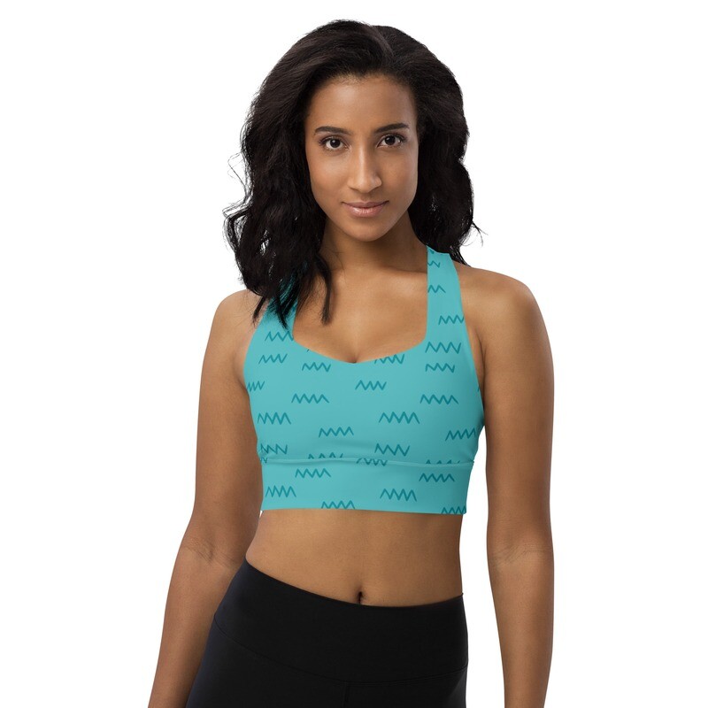 HikerBabes Ocean Longline sports bra