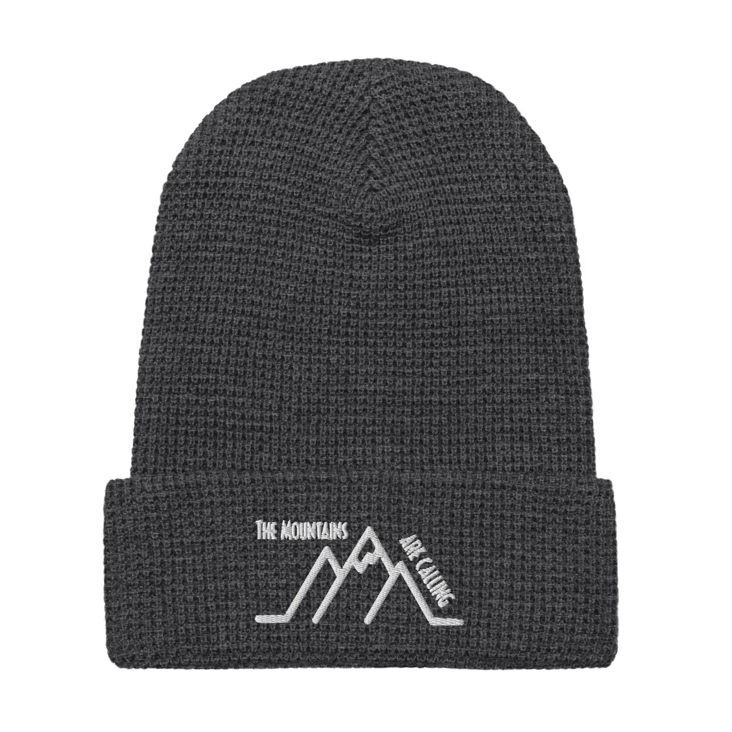 Mountains Calling Waffle beanie