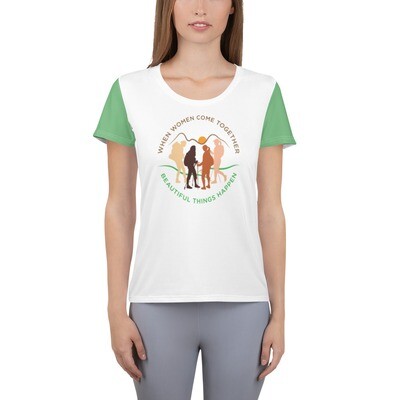 Women Come together Athletic T-shirt