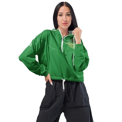 Hikerbabes Leave No Trace cropped windbreaker