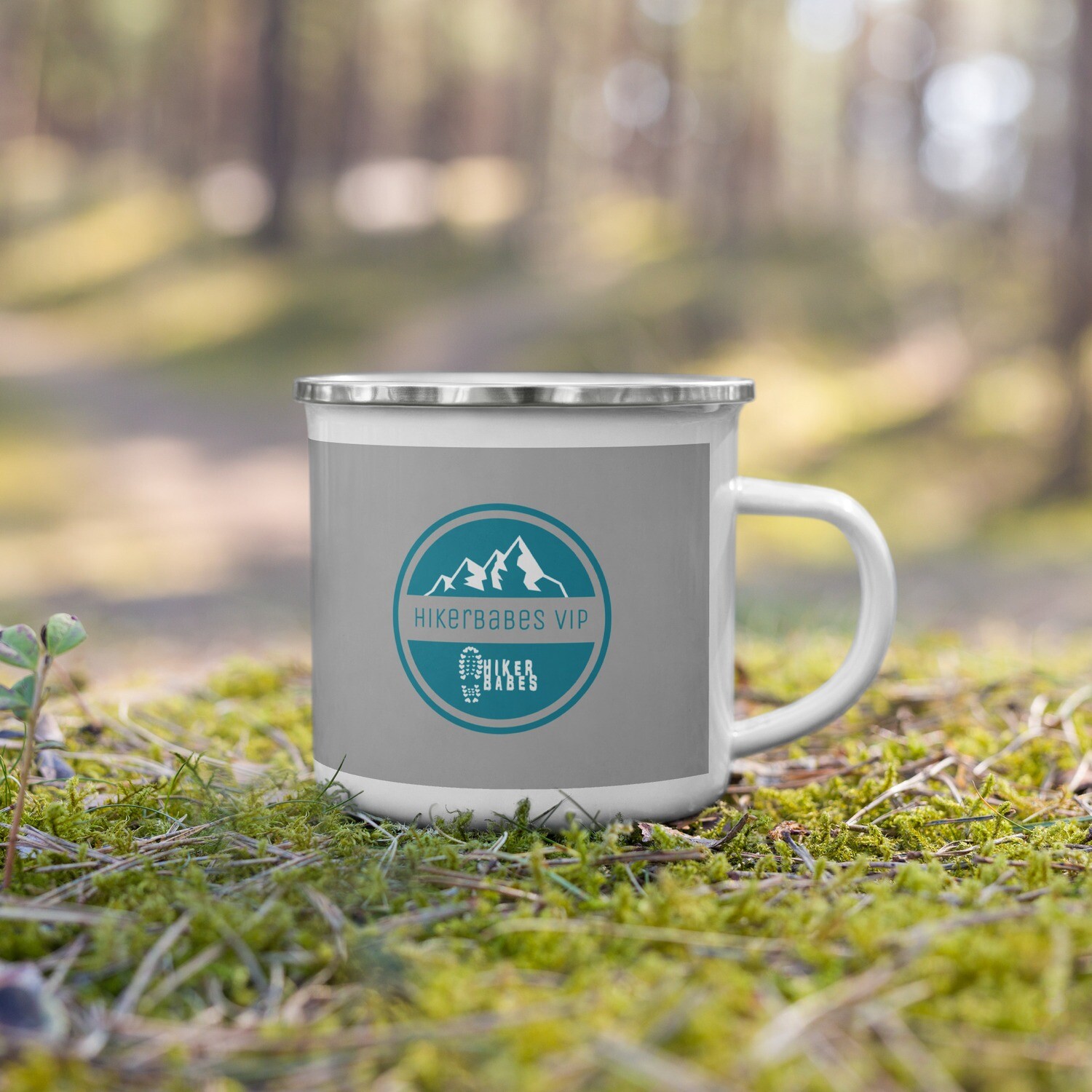 Hikerbabes VIP Enamel Camping Mug