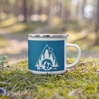 Hikerbabes Enamel Camping Mug