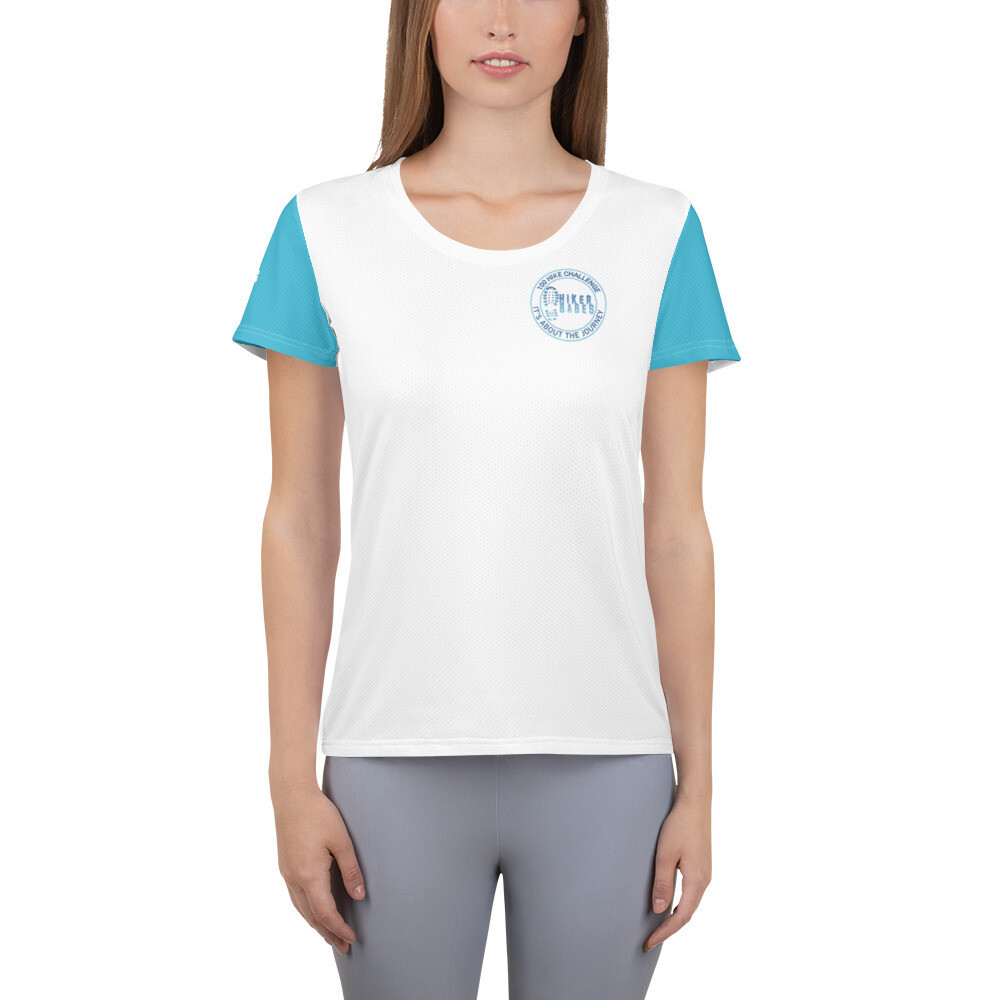 100 Hike challenger Women&#39;s Athletic T-shirt