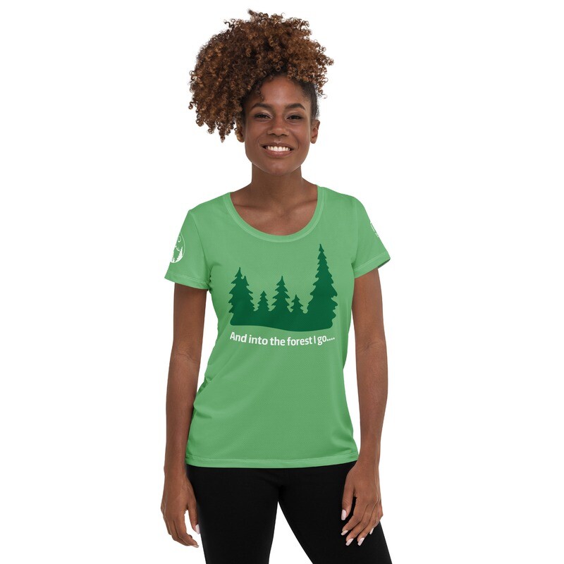 And into the forest Women&#39;s Athletic T-shirt