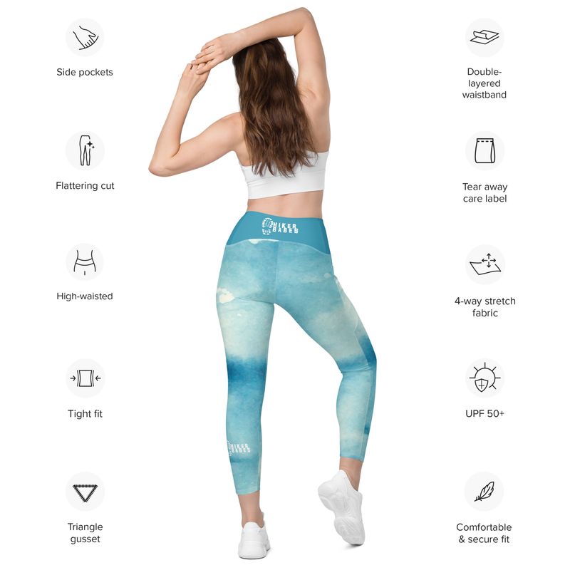 Hikerbabes Above the clouds Leggings with pockets