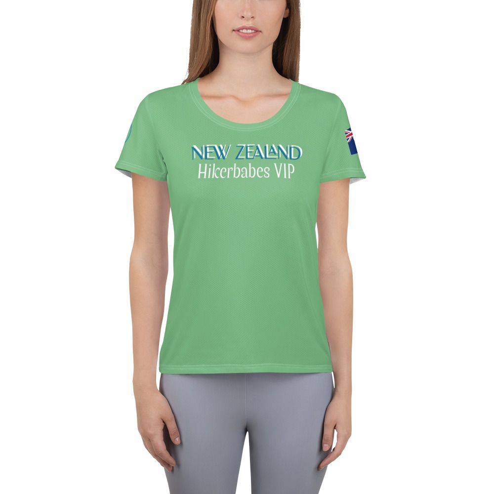 HikerBabes VIP New Zealand Women&#39;s Athletic T-shirt
