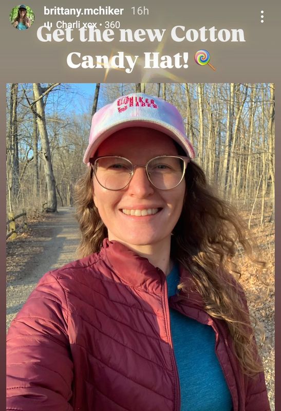 Tie dye Hikerbabes hat