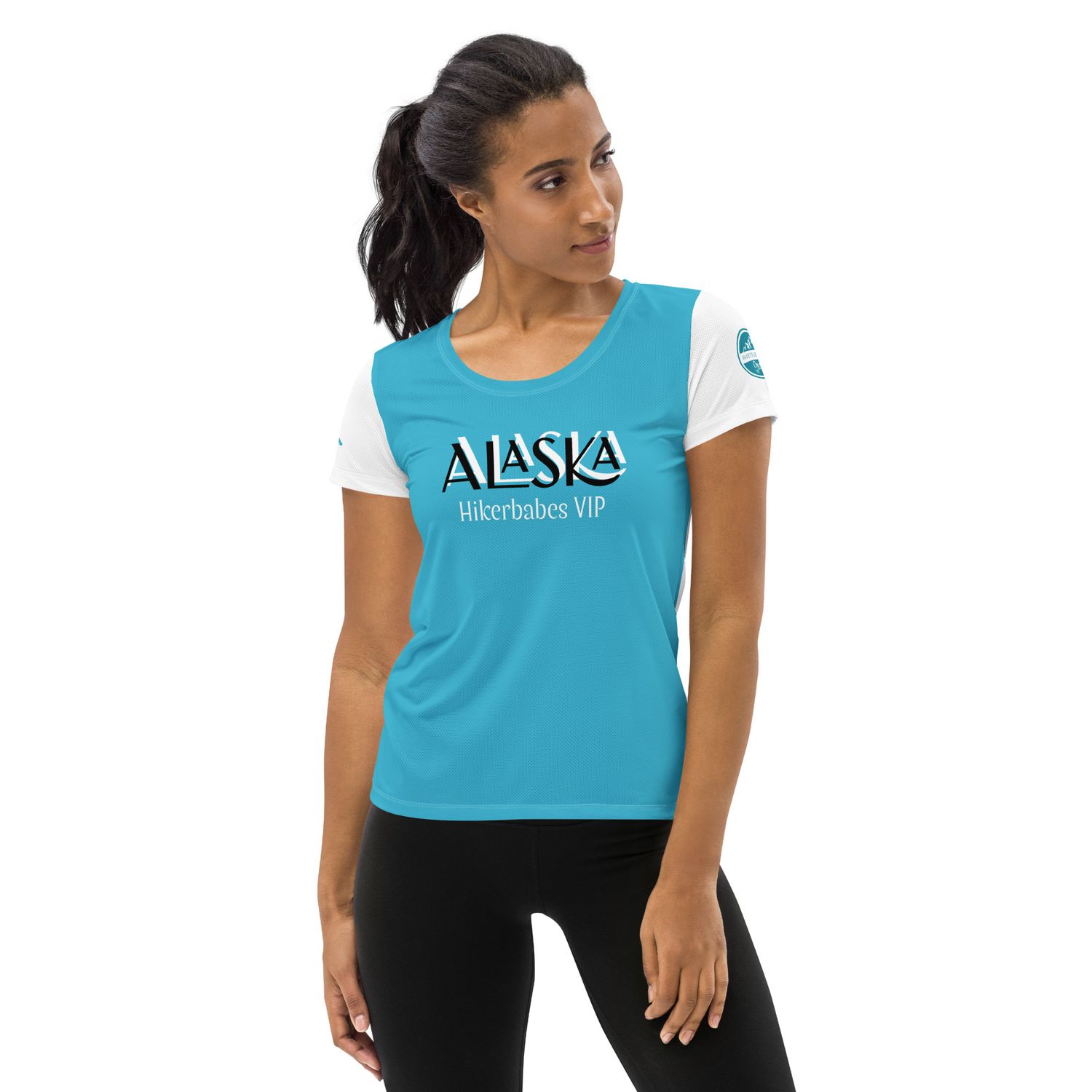 Alaska Exoplored  athletic t-shirt