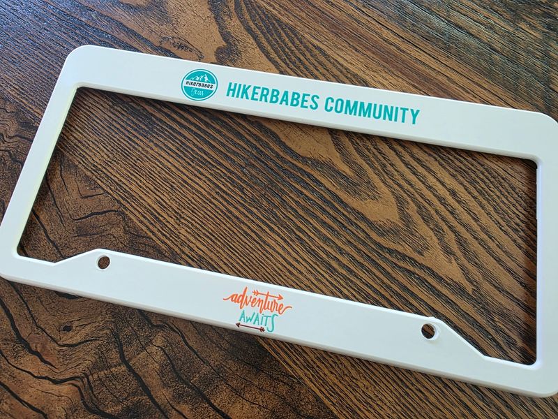 HikerBabes License Frame
