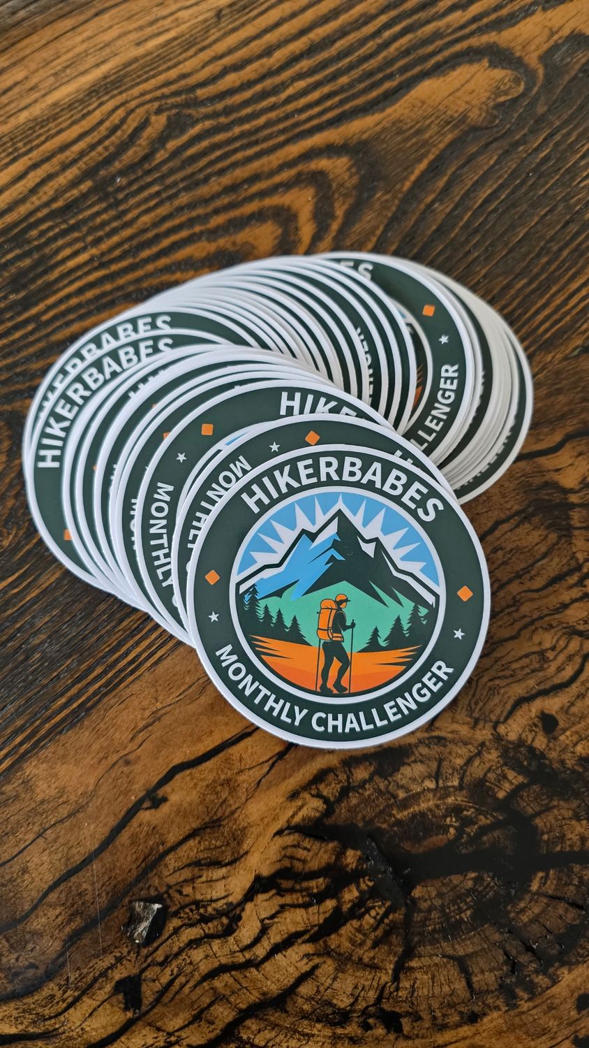 HikerBabes Monthly Challenge Sticker