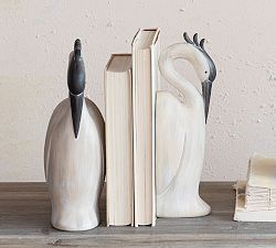 Heron Bookends