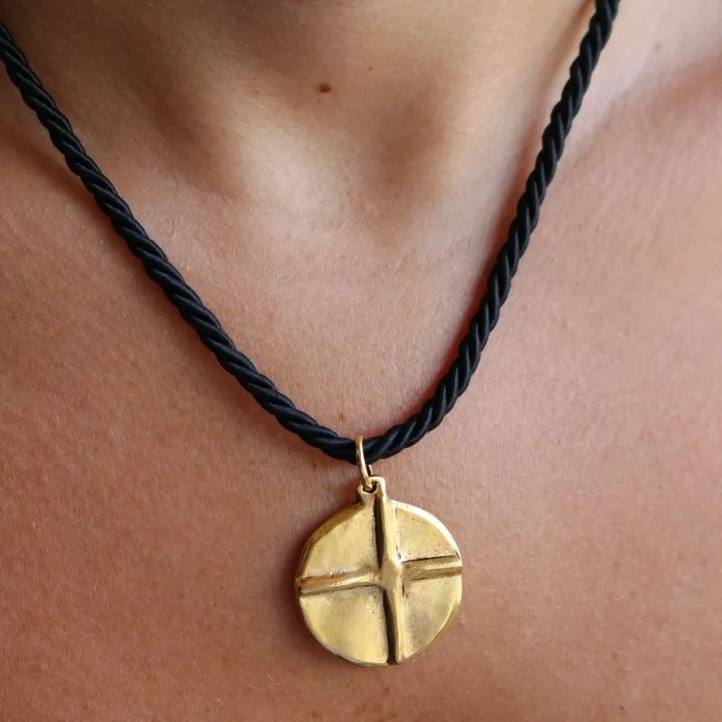 Universal Cord Necklace with Reversible Pendant