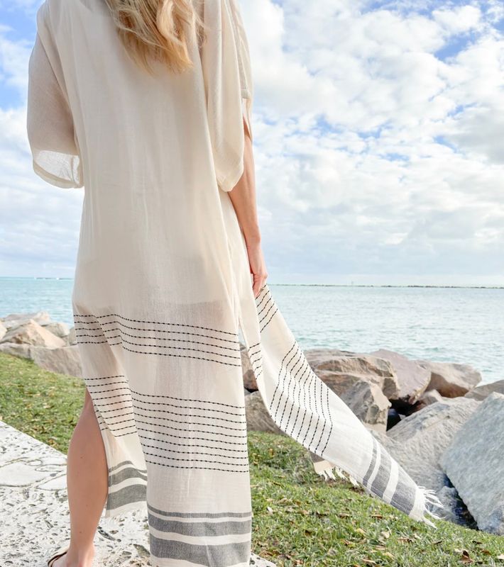 Turkish Cotton Striped Wrap