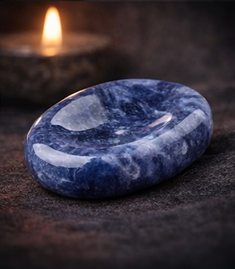 Aularis Blue Sodalite Worry Stone