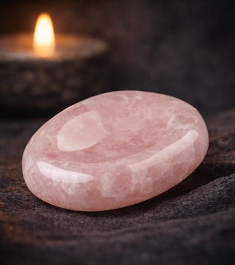 Rosavelle Rose Quartz Worry Stone