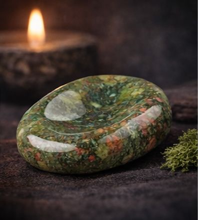 Verdera Unakite Worry Stone