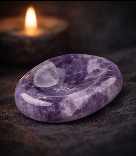 Serelune Lepidolite Worry Stone
