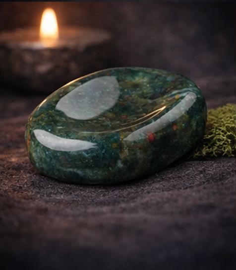 Thalora Indian Agate Worry Stone