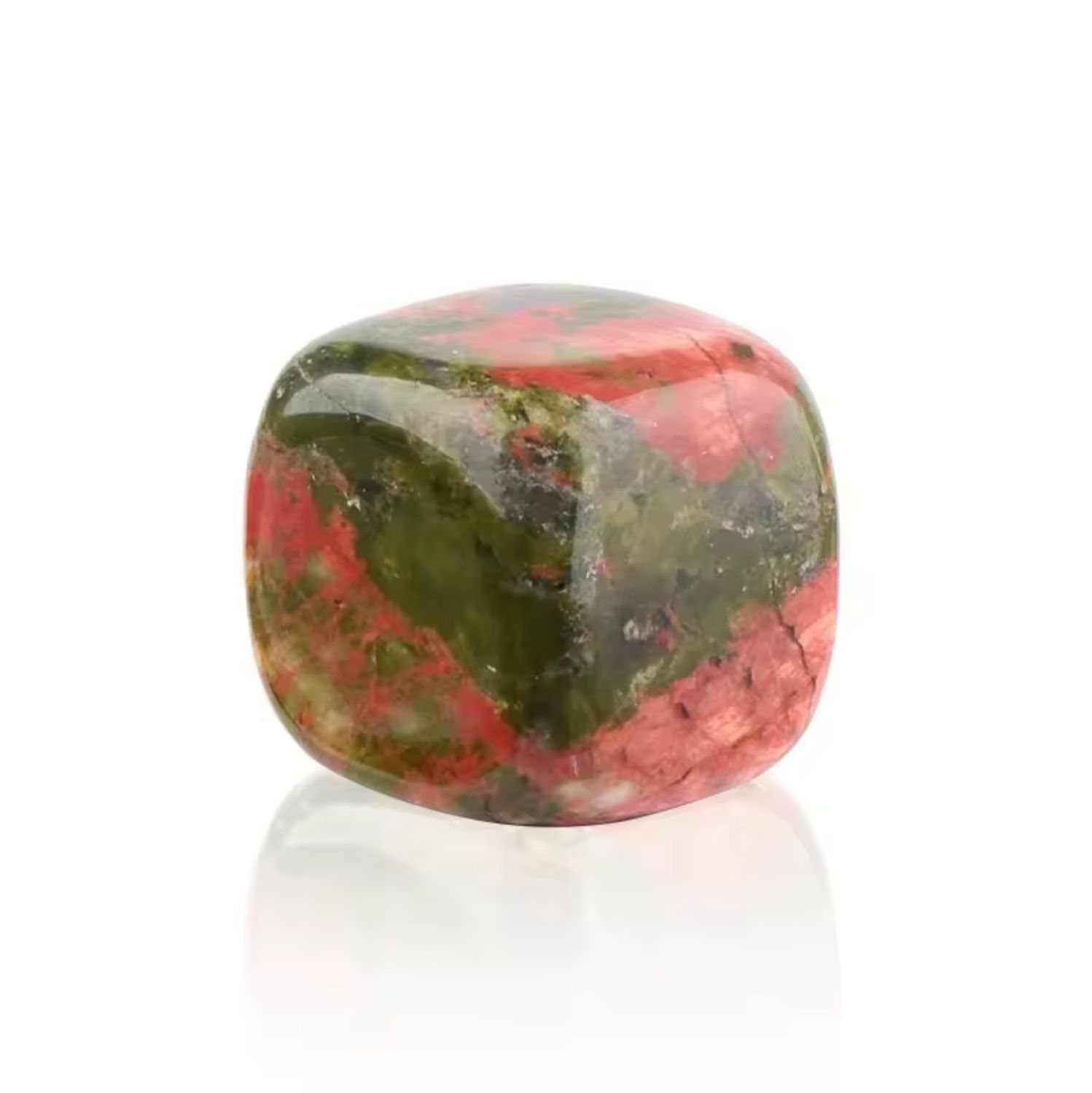 Unakite - Natural Healing Stone Cube