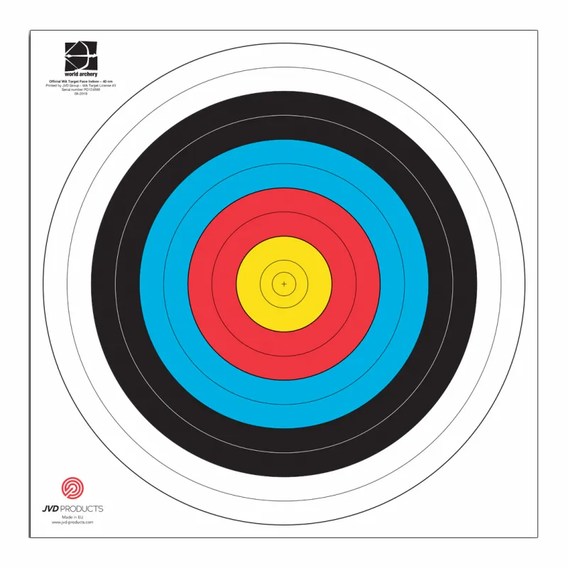 JVD Target Face FITA 40 cm