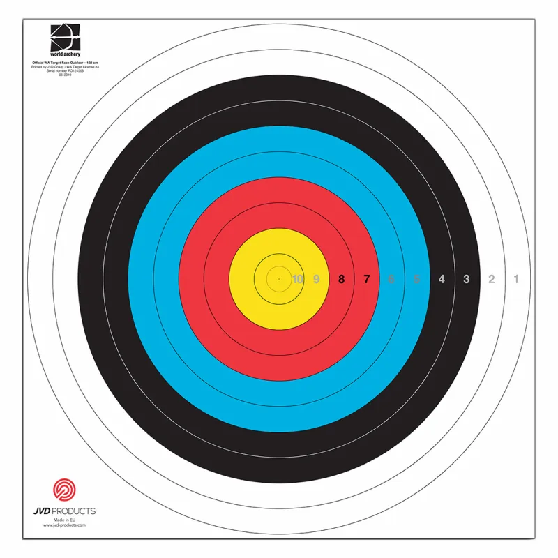 JVD Target Face FITA 122 cm