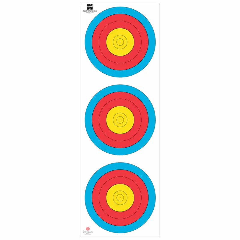 JVD Target Face FITA 3x20 cm Vertical