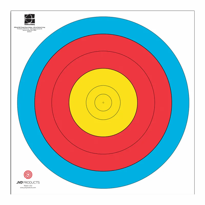 JVD Target Face FITA 80 cm 6-10 Spot