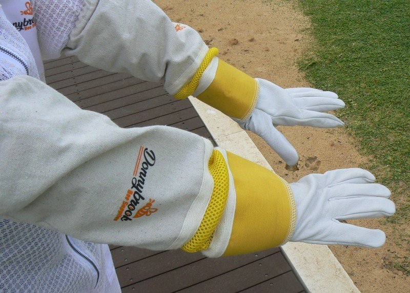 Gloves - vented - leather XXL