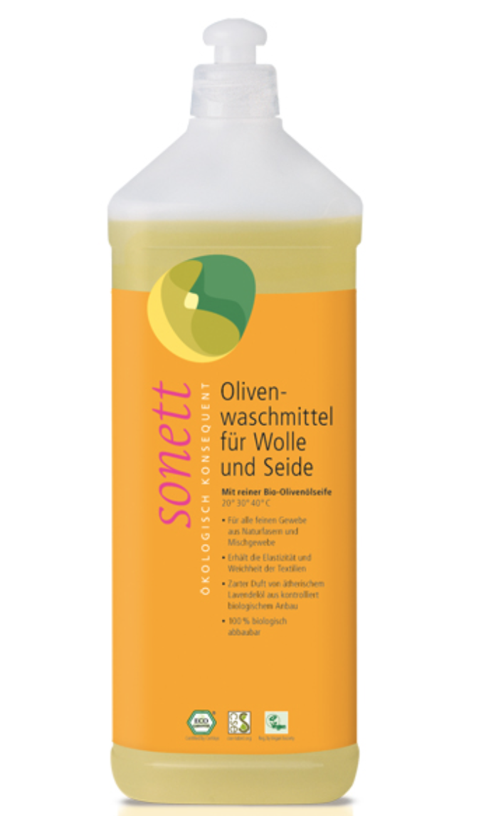 Sonett Olivenwaschmittel für Wolle und Seide 1000 ml