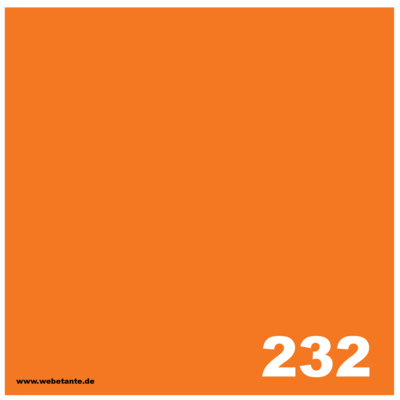 8 oz / 226 g PRO WashFast Acid Dye | 232 Orange Peel 1,5% OWG