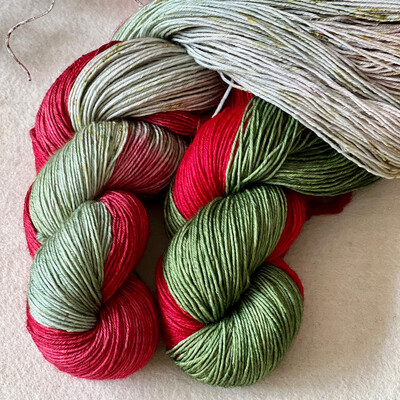 Dye Set - Christmas Green Red - Yarn