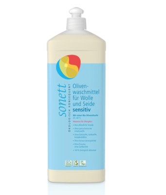 Sonett Olivenwaschmittel für Wolle und Seide Sensitiv 1000 ml