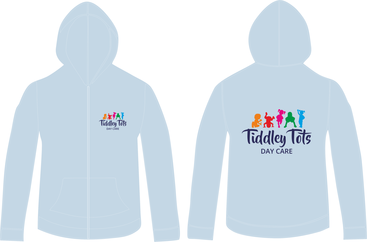 Tiddley Tots Baby Zipped Hoodie