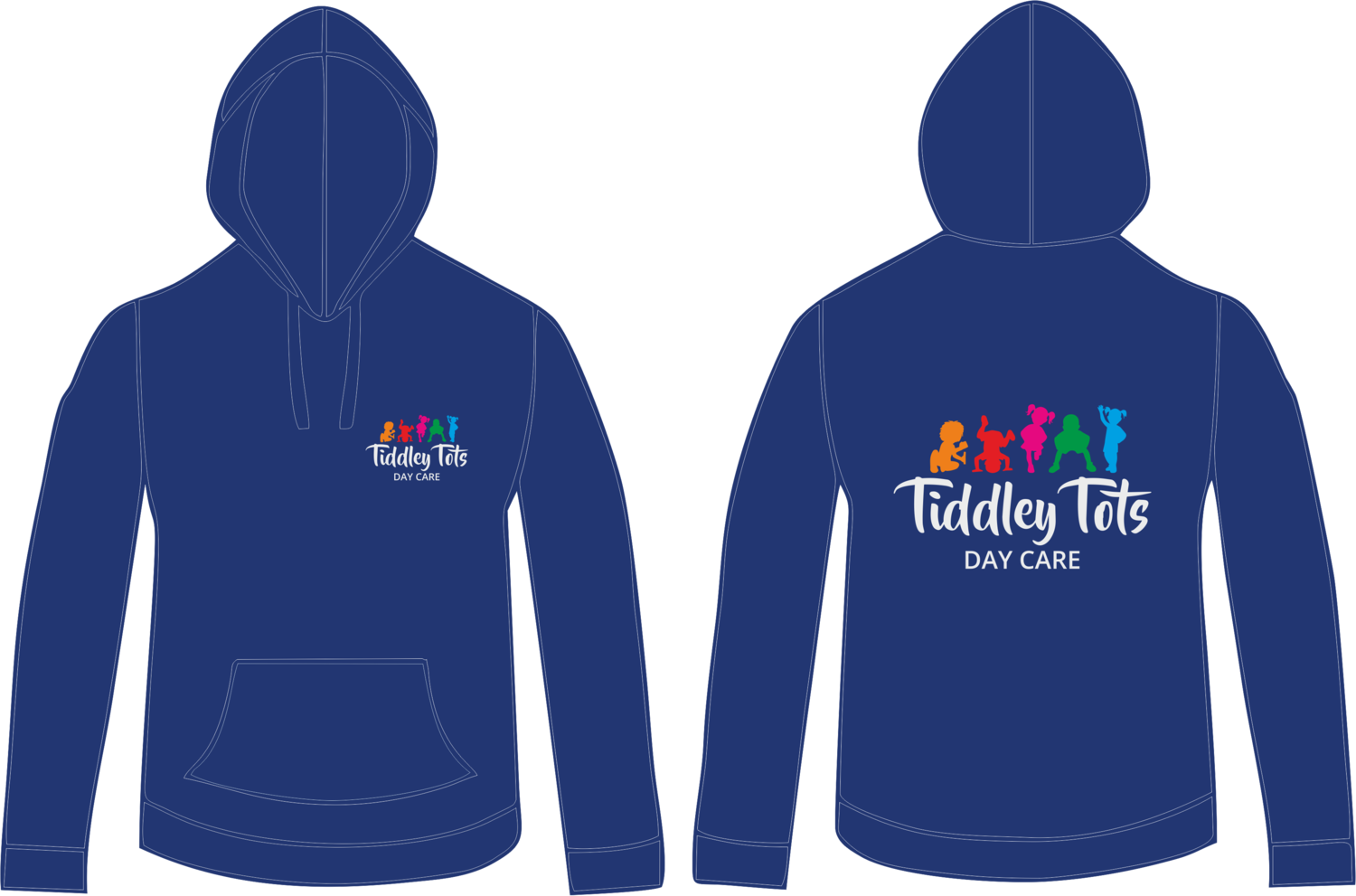 Tiddley Tots Adult Pull Over Hoodie