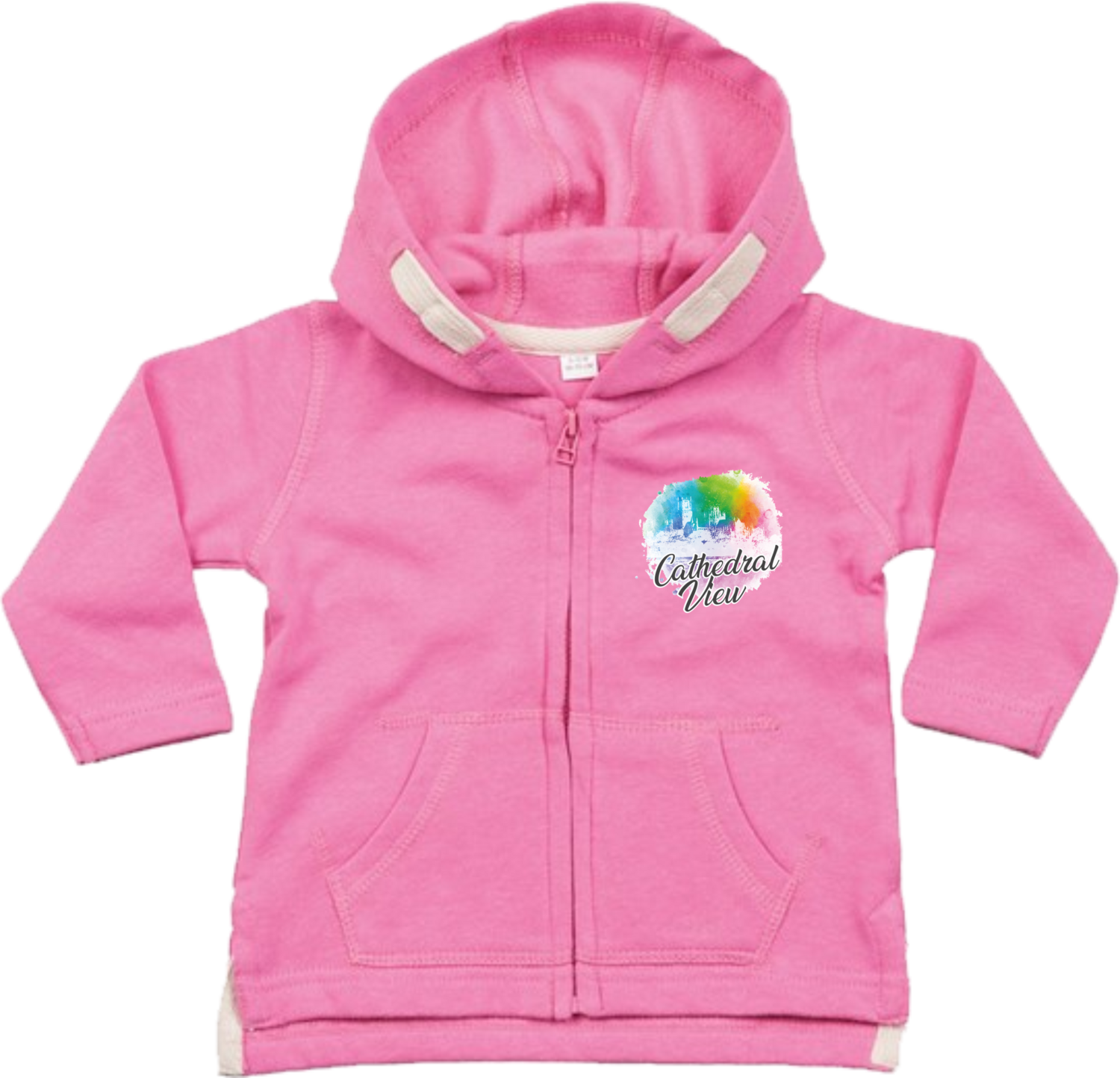 Cathedral View Zipped Baby Hoodie