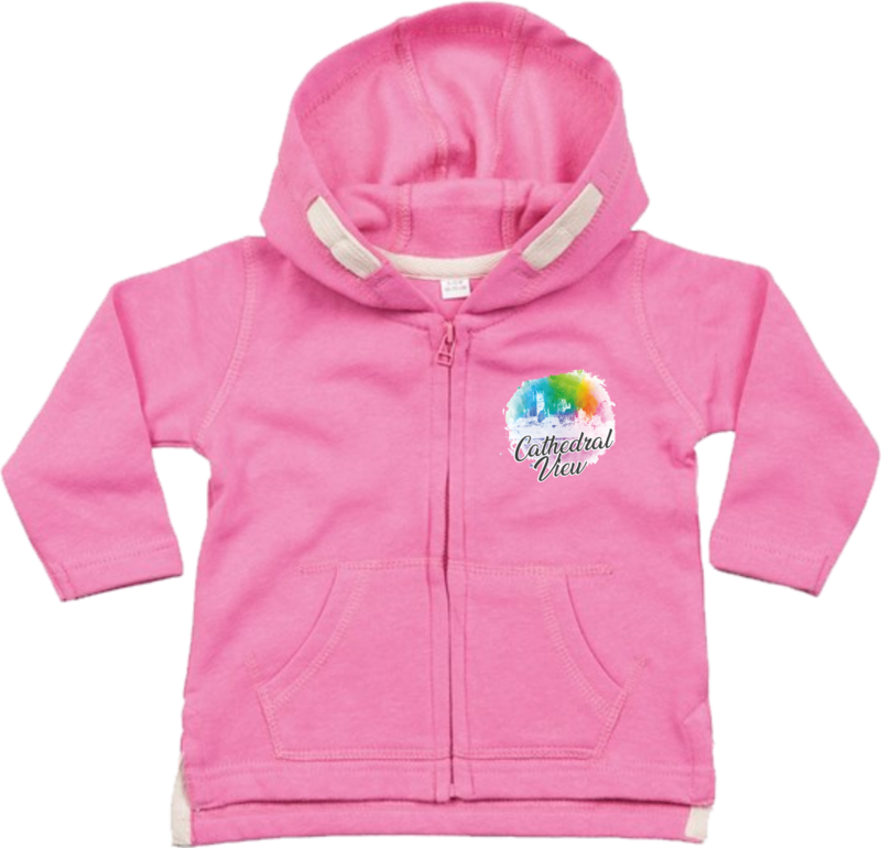 Cathedral View Zipped Baby Hoodie