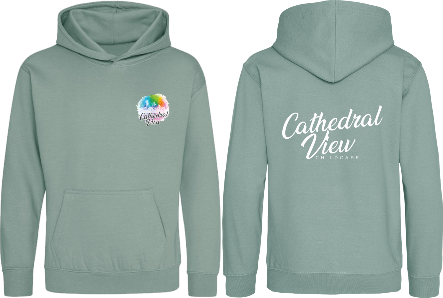 Cathedral View Kids Pull Over Hoodie