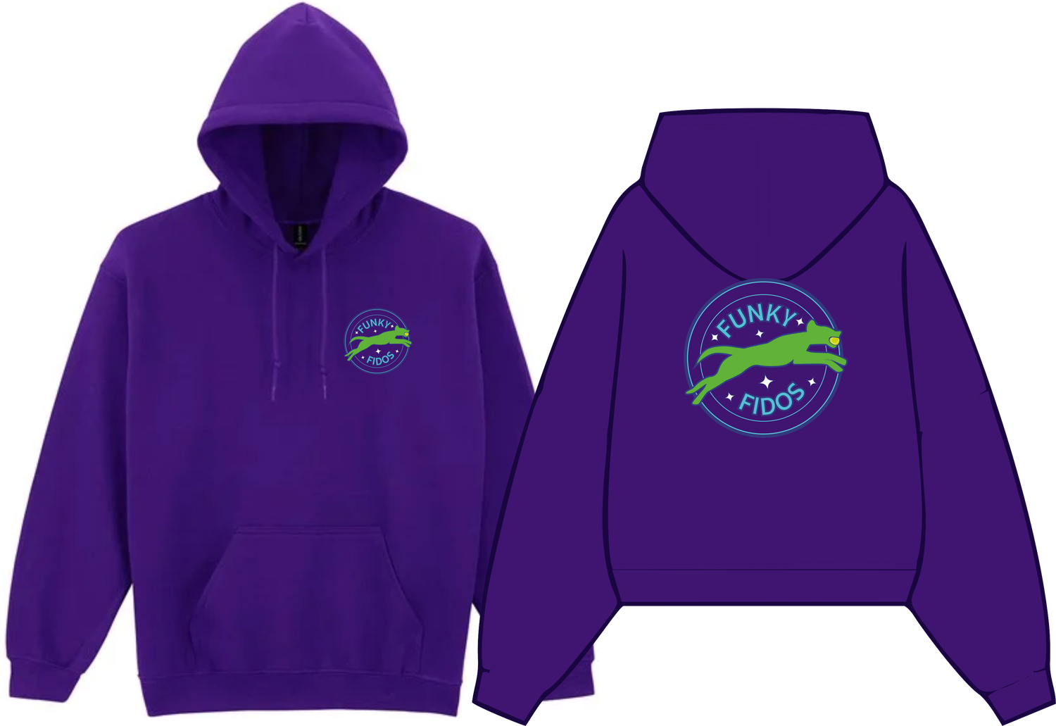 Funky Fidos Hoodie
