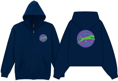 Funky Fidos Zipped Hoodie