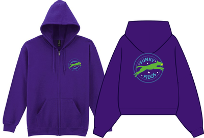 Funky Fidos Zipped Hoodie