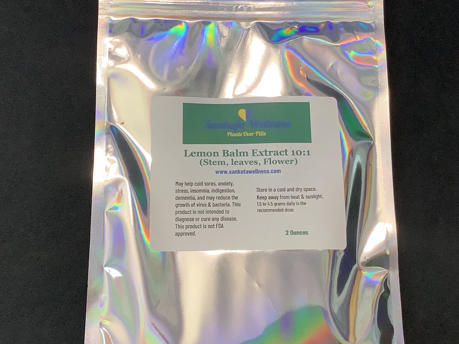 Lemon Balm Extract 10:1 stem/leaves/flower