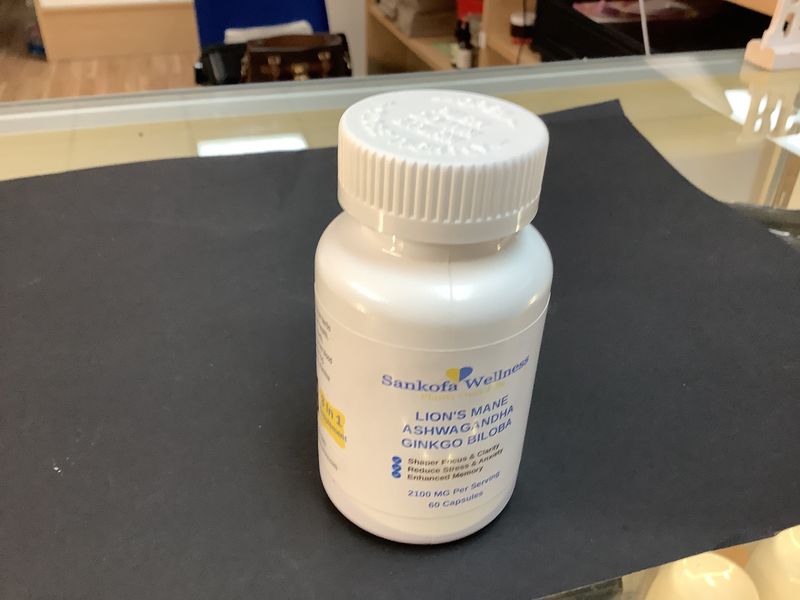 Ashwaganda - Lions Mane - Ginkgo Biloba