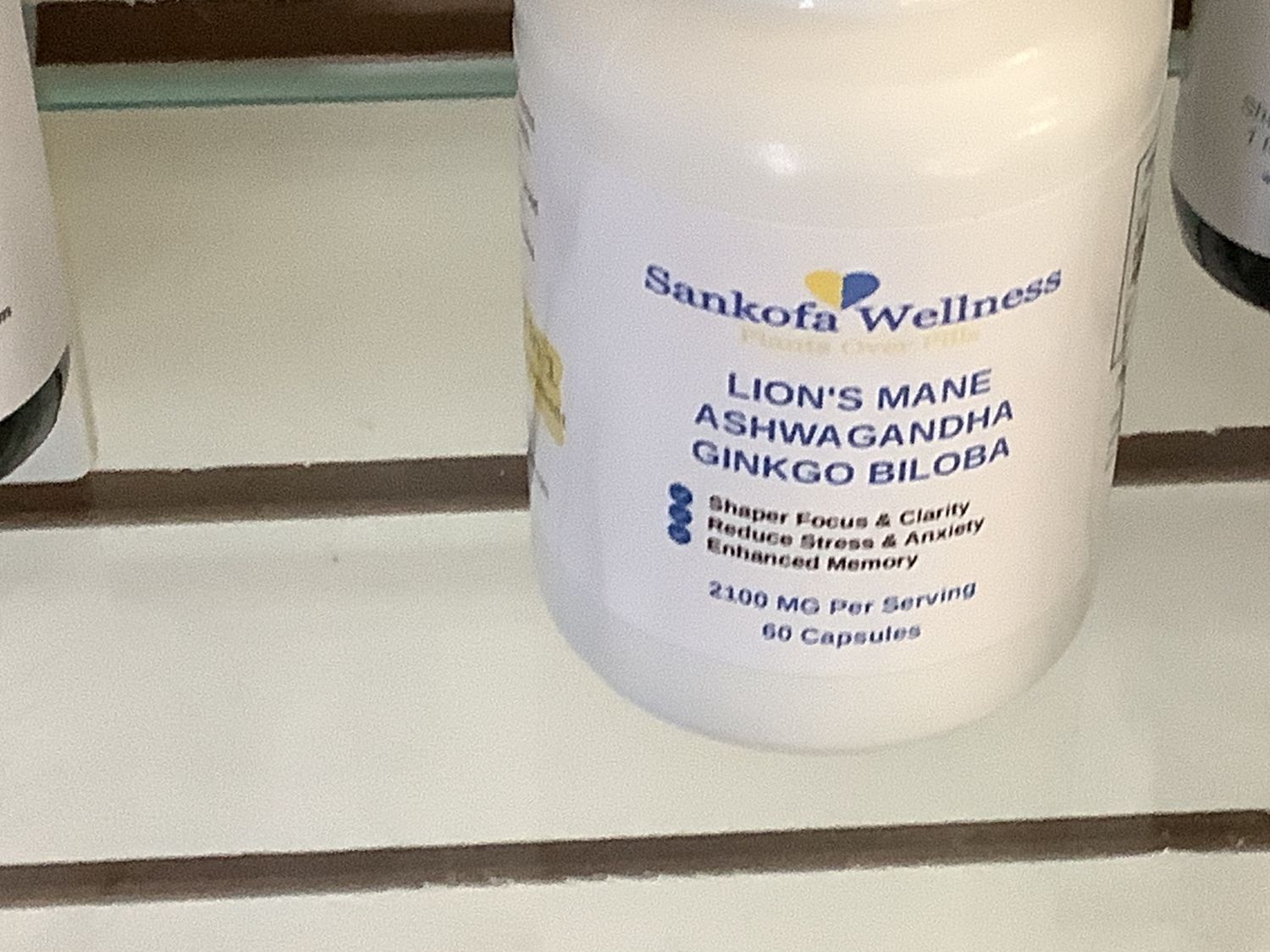 Lions Mane/Ashwaganda/Ginkgo Biloba
