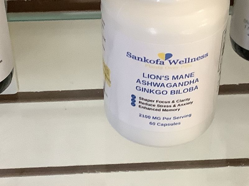 Lions Mane/Ashwaganda/Ginkgo Biloba