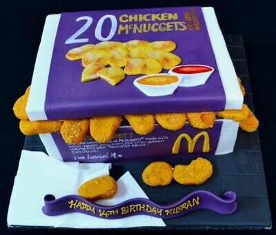 McDonalds 20 Chicken McNuggets box
